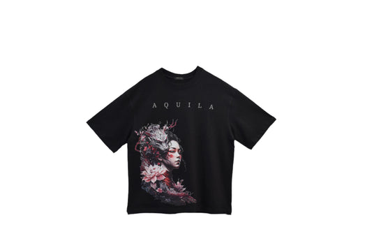 FLORAL GAURDIAN - Oversized T-Shirt